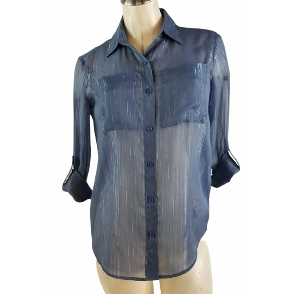 Michael Kors Tops - 3/$25 Michael Kors Size XS Semi-Sheer Blouse